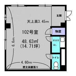 UraraStudio横浜 うらら 黄金町店の間取り図