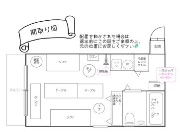 キッチンペーパーは玄関収納に入ってます - TAMARIBA横浜 ビンテージ×Francfranc、カッコよくて可愛いお部屋の間取り図