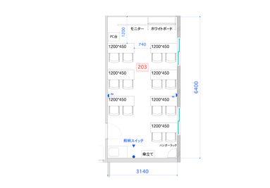 【TIME SHARING 秋葉原 和泉ビル203_図面】 - TIME SHARING 秋葉原 和泉ビル 203の間取り図