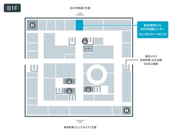 テレキューブ 新有楽町ビル 140-07の間取り図