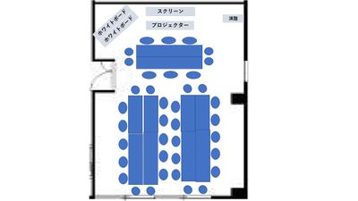 《VILLENT新宿》 《VILLENT新宿202会議室》の間取り図