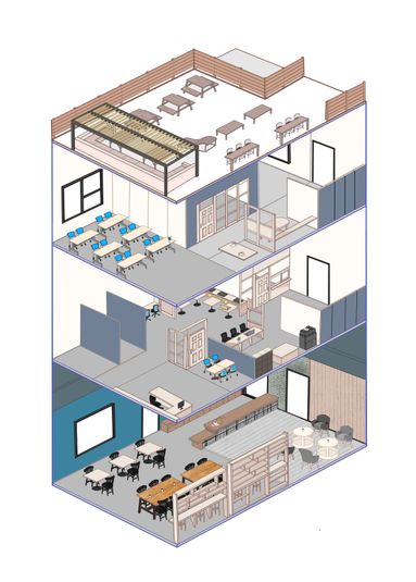 屋上レンタルスペース - CO-WORKING SALON四季のいろ　レンタルスペース