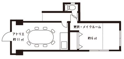 八幡山レンタルスペース「Atelier Mine」 レンタルスペースの間取り図