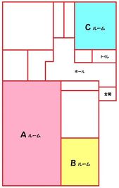 レンタルスペース「ログカフェ」 B-roomの間取り図