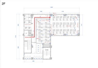 【TIME SHARING 渋谷神南2B_図面】 - TIME SHARING 渋谷神南 2Bの間取り図