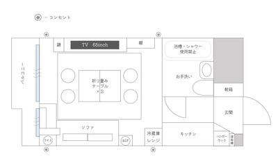 CasaBlan道玄坂 レンタルスペースの間取り図