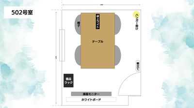 お部屋の間取りです - サン名駅新幹線口 サン名駅新幹線口502号室の間取り図