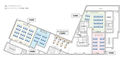 SOBIZGATES 会議室Eの間取り図