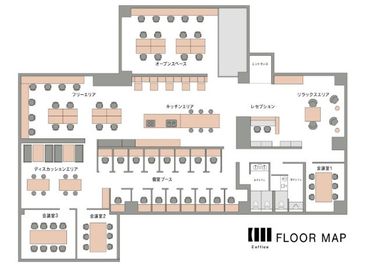 いいオフィス志村坂上 【志村坂上駅徒歩1分】1名個室（ブース11）※予約前は入室不可の間取り図