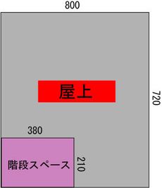 スタジオシューティング 撮影スタジオ　スペース個人の間取り図