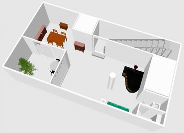 ピアノの移動・ご利用は有料となります。 - 「サロット代官山」代官山T-SITE至近のRCデザイナーズハウス 〈サロット代官山〉自然光の入る地下1階・広いレンタルスペースの間取り図