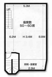 東京アポロシアター 劇場型ダンススタジオ！の間取り図