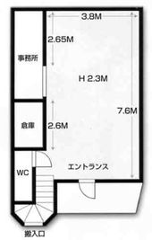 東京アポロシアター ダンスレンタルスタジオの間取り図