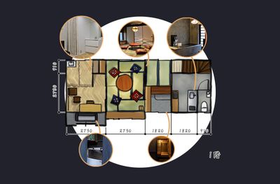 間取り図(1階) - むすべや日本橋まどかの間取り図
