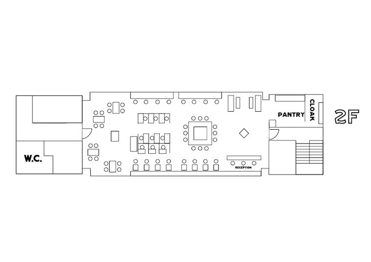 【貸しスペース】飲食OK！／約240㎡／おしゃれ空間 - BOILwork