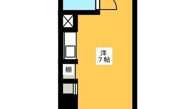 空気清浄機で空間も清潔に✨セントラル名古屋611号室の間取り図