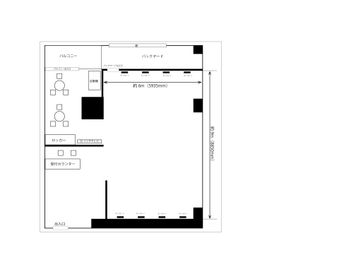 スペース全体の間取り図 - Sports Darts Academy NEXUS FIELD レンタルスペースの間取り図