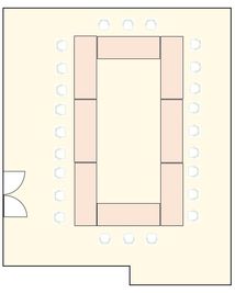 Office+　菱栄ビル貸会議室 会議室　、　レンタルスペースの間取り図