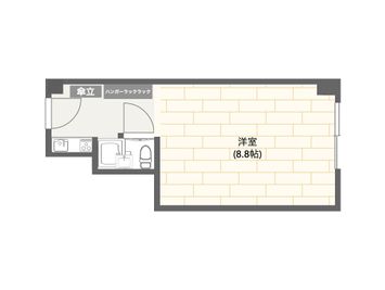 新大阪駅の東出口１０秒のレンタルスペース/会議室【SS新大阪】 新大阪のスペースの間取り図