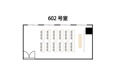 NLC新御堂ビル NLC新御堂ビル602号室の間取り図