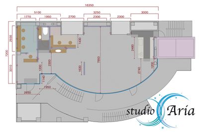 studio Aria studio Aria  -スタジオアリア-の間取り図