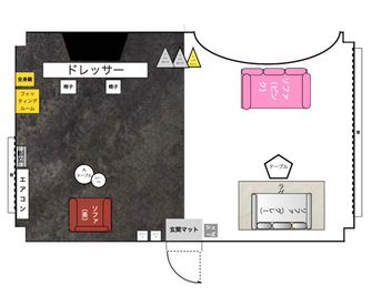 【撤退】348_S-Studio秋葉原2nd 撮影スタジオの間取り図