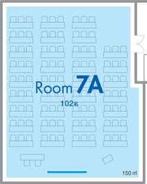 ワイム貸会議室神田　ご予約は00分～00分でお願いいたします Room 7Aの間取り図