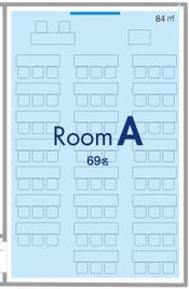 ワイム貸会議室新宿西口　ご予約は00分～00分でお願いいたします Room Aの間取り図