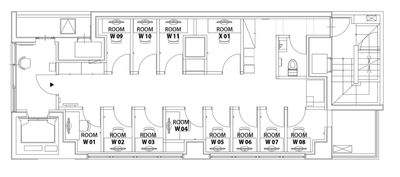 H¹T橋本（サテライト型シェアオフィス） ROOM W 10の間取り図