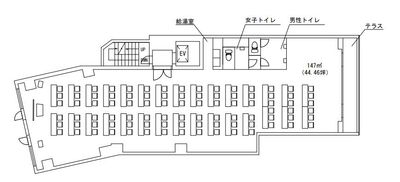 大井貸会議室の間取り図