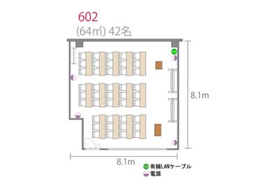 アットビジネスセンター横浜西口駅前 602号室の間取り図