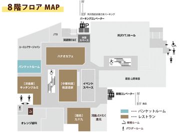 西武所沢S.C.バンケットルーム バンケットルームの間取り図