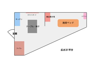 レンタルサロンLiLi 大和 大和駅3分　レンタルサロンLiLi大和（サロン利用）の間取り図