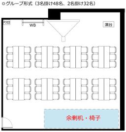 リファレンスキャナルシティ博多 貸会議室CA2-typeAの間取り図