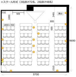 リファレンスキャナルシティ博多 貸会議室CA2-typeAの間取り図