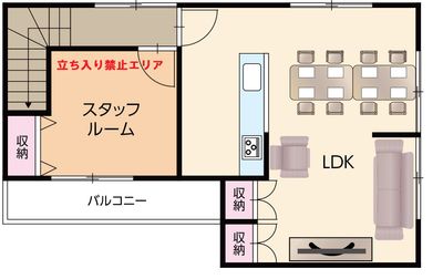 利用可能スペース - スペースNear‗高円寺 ＆KOENJIの間取り図