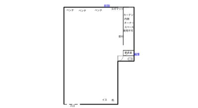 【撤退】370_H&M Studio錦糸町 レンタルスタジオの間取り図