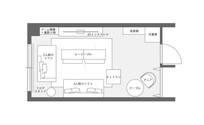 Ameri(アメリ)心斎橋 Ameri(アメリ)心斎橋💖駅近く、広いｽﾍﾟｰｽ、女性に人気の間取り図