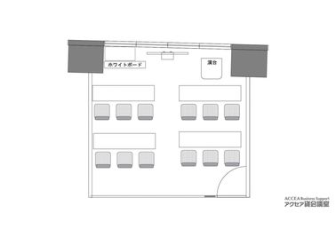 東京会議室 アクセア会議室 麹町店 第3会議室の間取り図
