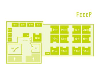 FEEEP上野店 【FEEEP上野店《半個室》グループ席】 　　の間取り図