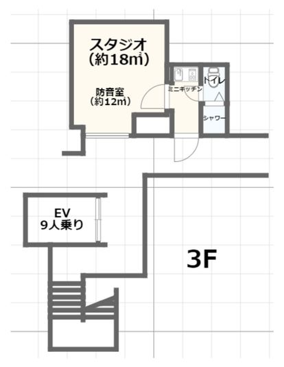 Studio【防音スタジオ】《2～5人プラン》 - Villa Musica レンタルスペース