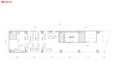 TS茅場町 FF日本橋茅場町ビル4F_図面 - TIME SHARING 茅場町 FF日本橋茅場町ビル 4Fの間取り図