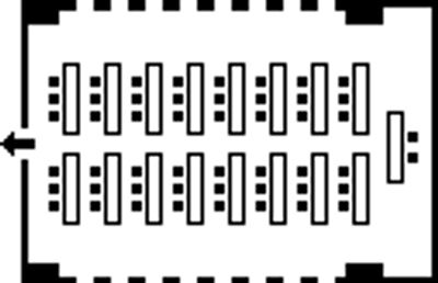 パルシェ貸会議室 【パルシェ貸会議室】第２会議室の間取り図