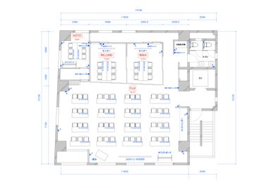  INBOUND LEAGUE 2階 FUJI_図面 - INBOUND LEAGUE 【運営終了】2階 FUJIの間取り図