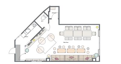広々空間です😊
＊レイアウトは変更する可能性もございます。 - ハイスペ 三宮イクシー 〈ハイスペ三宮イクシー〉【定員タイプB】の間取り図