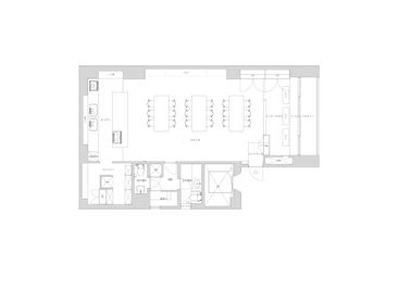 レンタルキッチンスペースPatia（パティア）東麻布店 レンタルキッチンスペースの間取り図