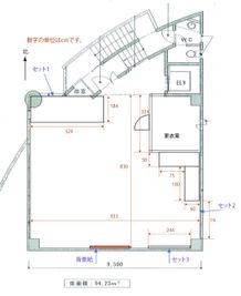 福岡レンタルスタジオPAZ 撮影用レンタルスタジオの間取り図