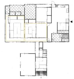 なるかみ茶屋 レンタルスペースの間取り図