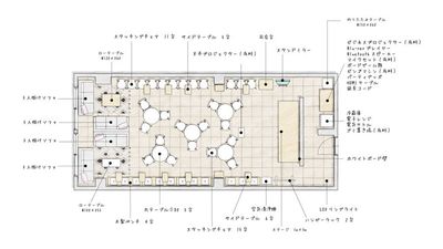 SMILE＋Seed心斎橋 〈26〜50名様専用〉SMILE＋Seed心斎橋の間取り図