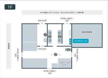 テレキューブ アプローズタワー 124-01の間取り図